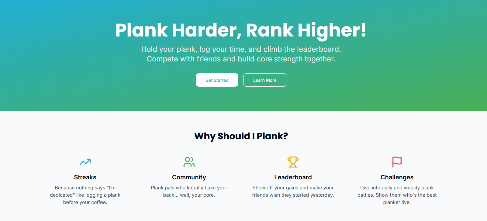 Rank A Plank - Hackathon Project (48h) thumbnail